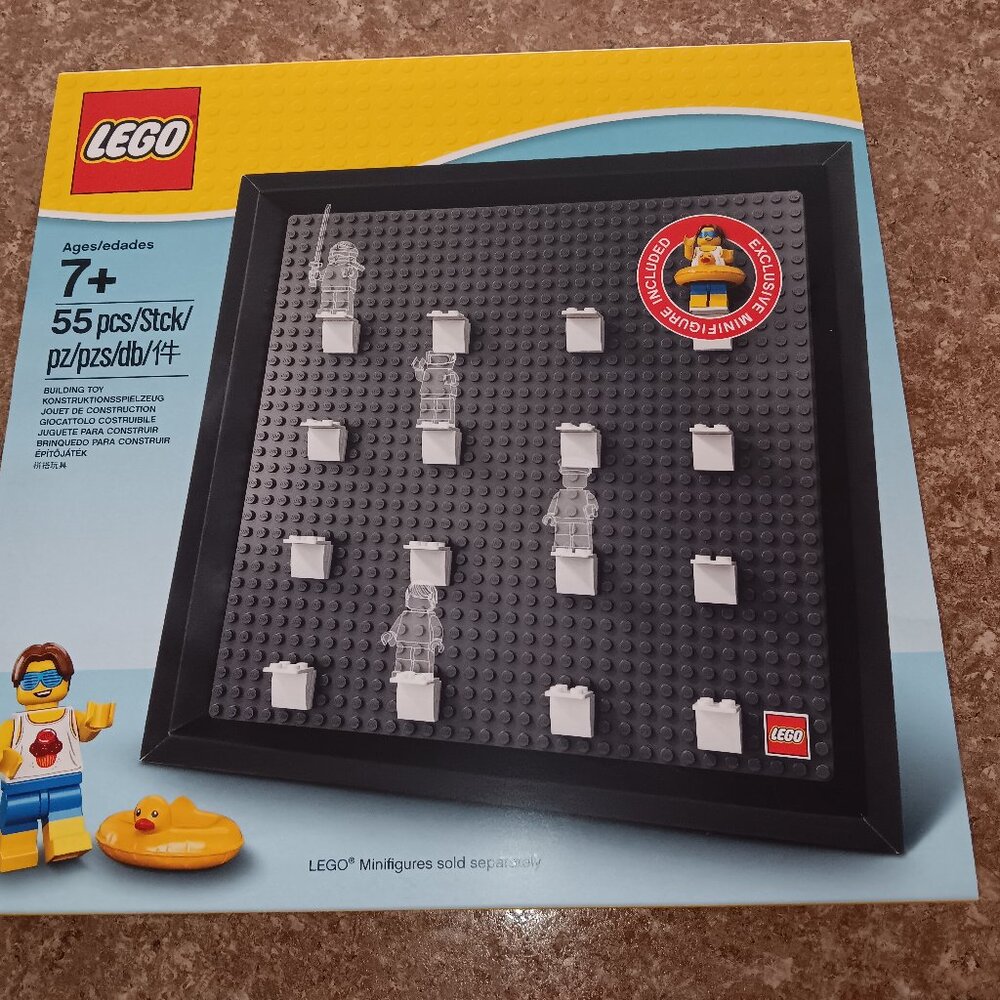 TWO LEGO Minifigure Display Frame (5005359) is a limited edition